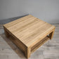94322 Tavolo da salotto quadrato in legno