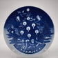 94487 Set composto da 2 piatti in ceramica Royal Copenhagen, Children's Christmas, Christmas Eve, original Art by Ingrid Jensen