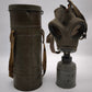 94646 Maschera antigas militare cecoslovacca modello VZ35 con custodia in metallo