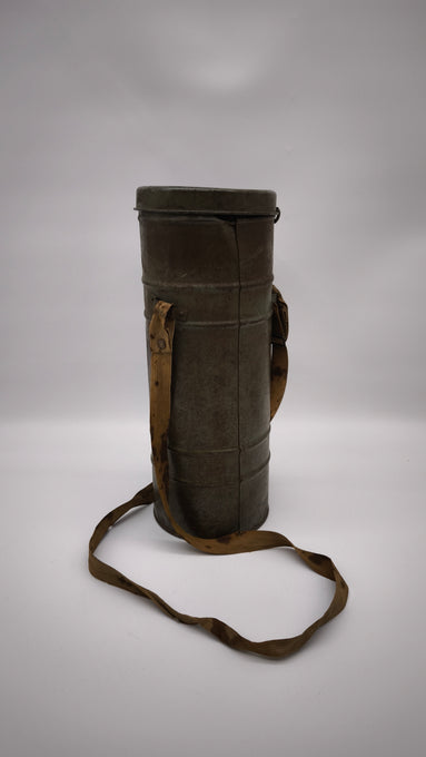 94646 Maschera antigas militare cecoslovacca modello VZ35 con custodia in metallo