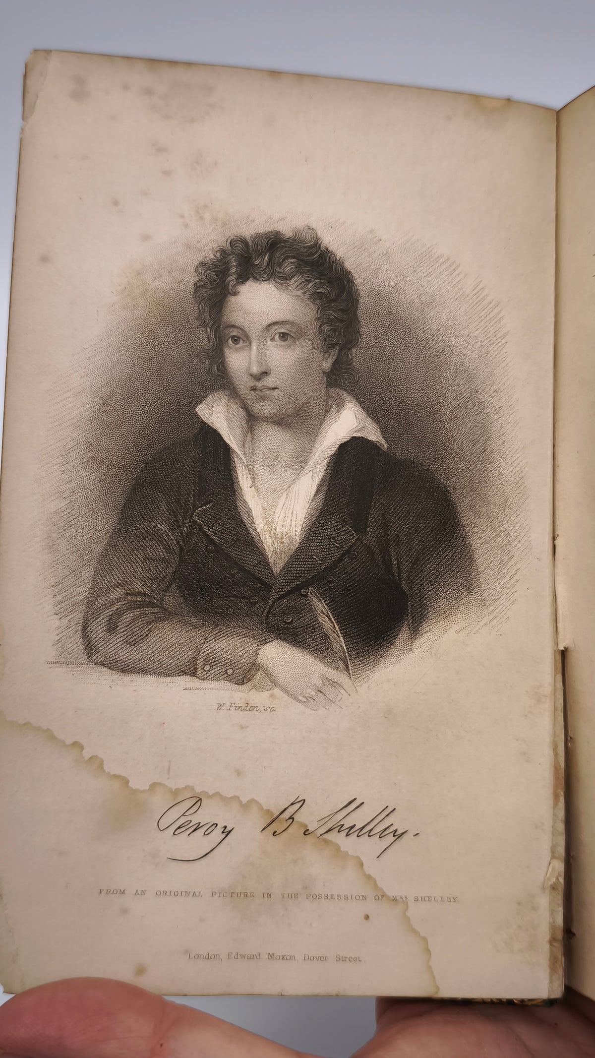 94588 Poetical works by Percy Bysshe Shelley, London, 1847, EM (3 volumi)