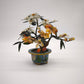 94084 Bonsai in pietre dure con vasetto cloisonné