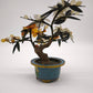 94084 Bonsai in pietre dure con vasetto cloisonné