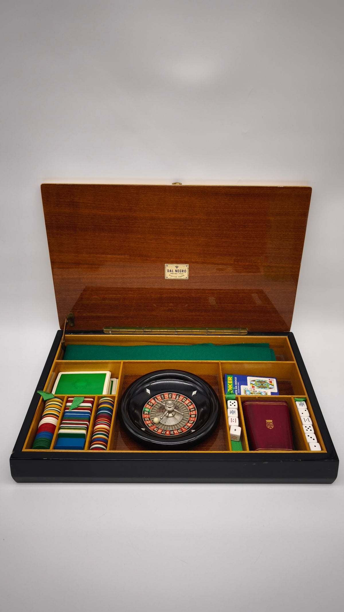 94170 Scatola multigioco Dal Negro in legno completa di accessori