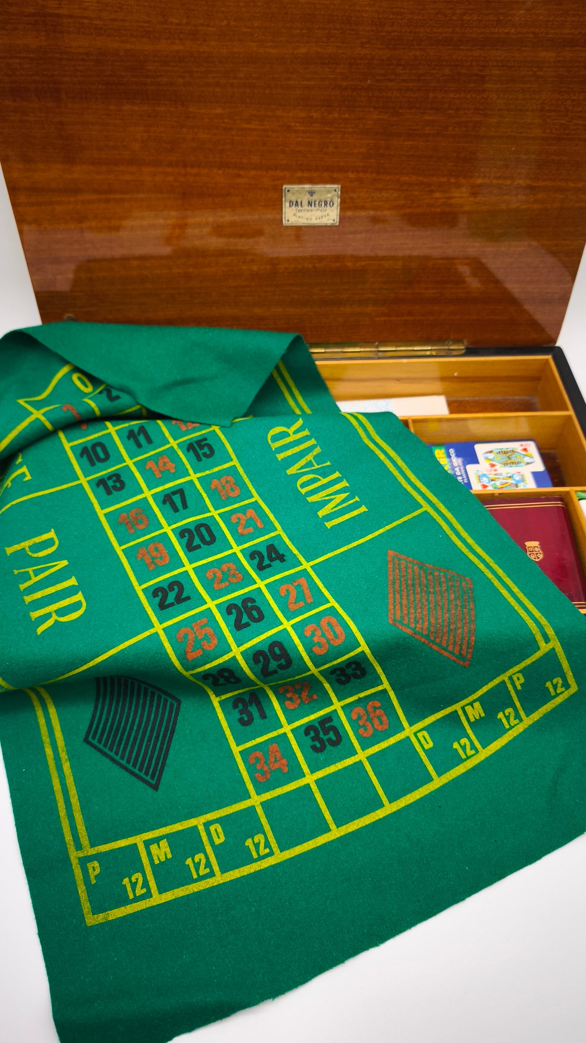 94170 Scatola multigioco Dal Negro in legno completa di accessori