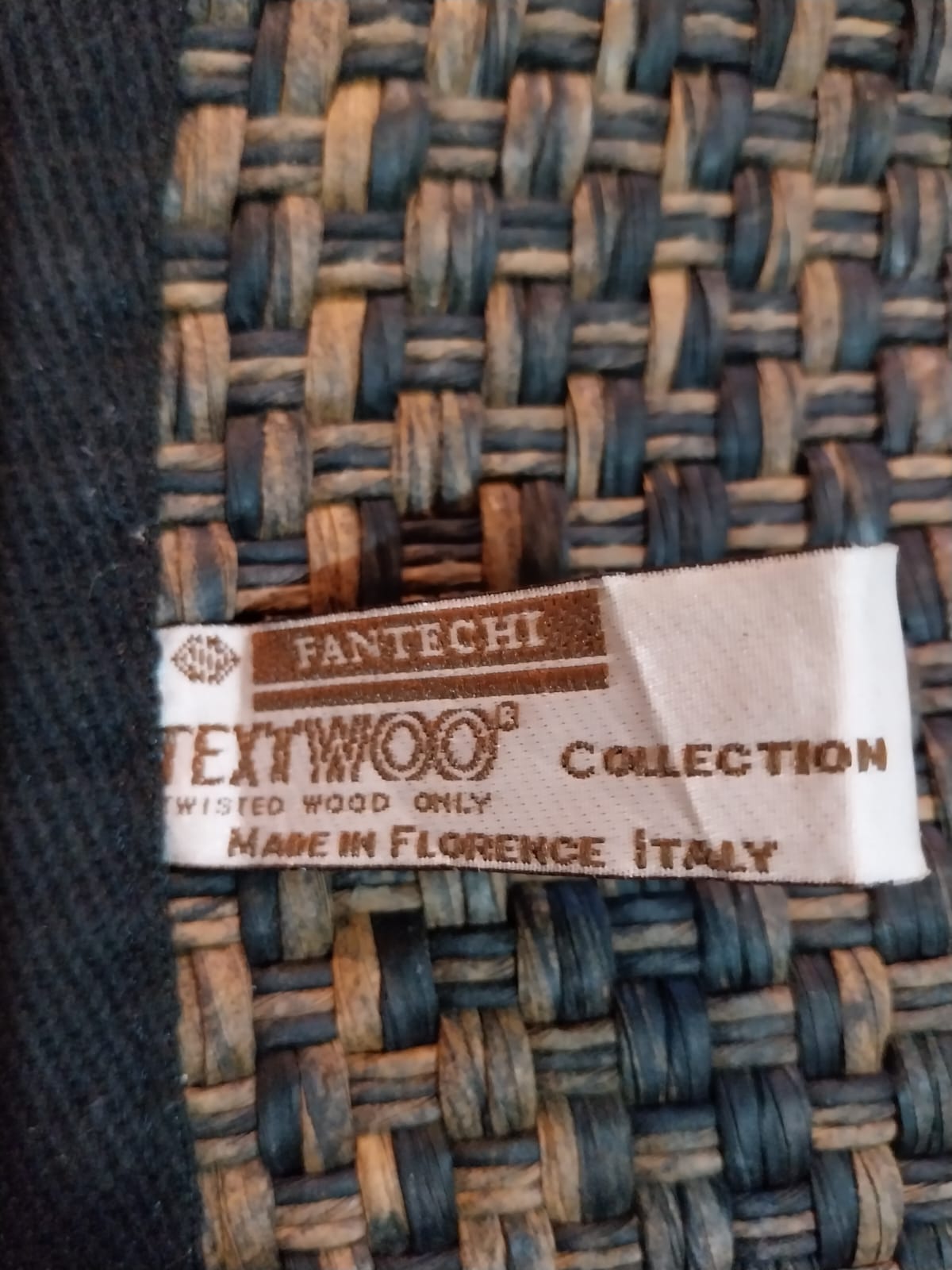 73590 Tappeto in fibra di legno Fantechi Textwoo collection