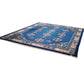 85658 Tappeto grande in fibra naturale blu e rosa con fiori 305cm x 340cm