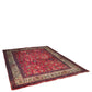 87312 Tappeto in fibra naturale con decorazione a motivo floreale 202cm x 290cm