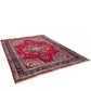 89213 Tappeto Tabriz, Iran, color ciliegia con decorazione a motivo floreale 301cm x 202cm