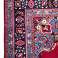 89213 Tappeto Tabriz, Iran, color ciliegia con decorazione a motivo floreale 301cm x 202cm