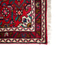 89212 Tappeto Hamedan, Persia, rosso, cotone e lana con decorazione a motivo floreale 128cm x 72cm