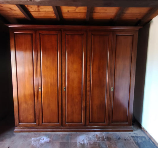 89456 Armadio in legno cinque ante
