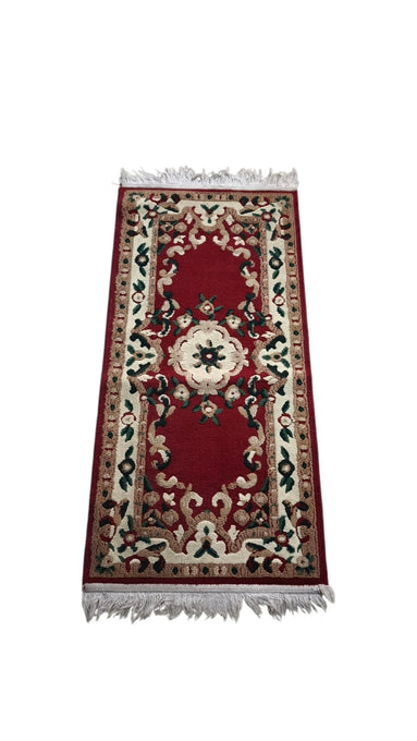 94137 Tappeto scendiletto con decorazione a motivo floreale 58cm x 121cm