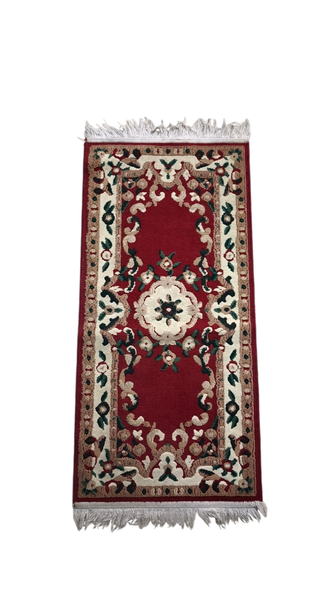 94137 Tappeto scendiletto con decorazione a motivo floreale 58cm x 121cm