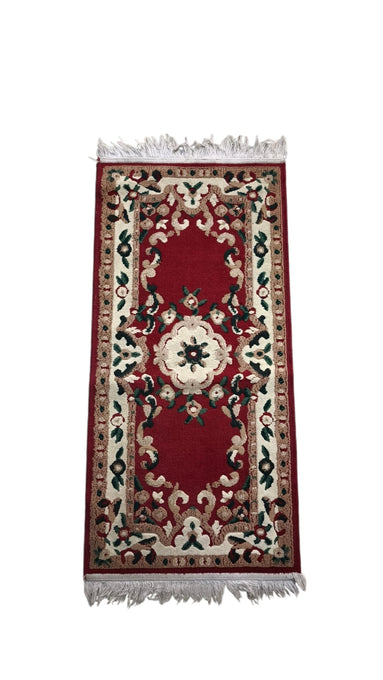 94137 Tappeto scendiletto con decorazione a motivo floreale 58cm x 121cm