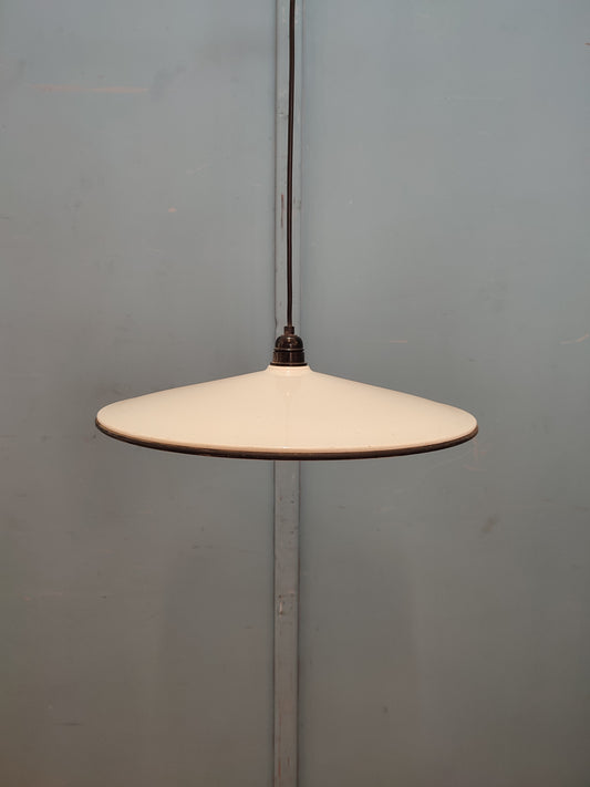55399 Lampadario in metallo bianco e nero