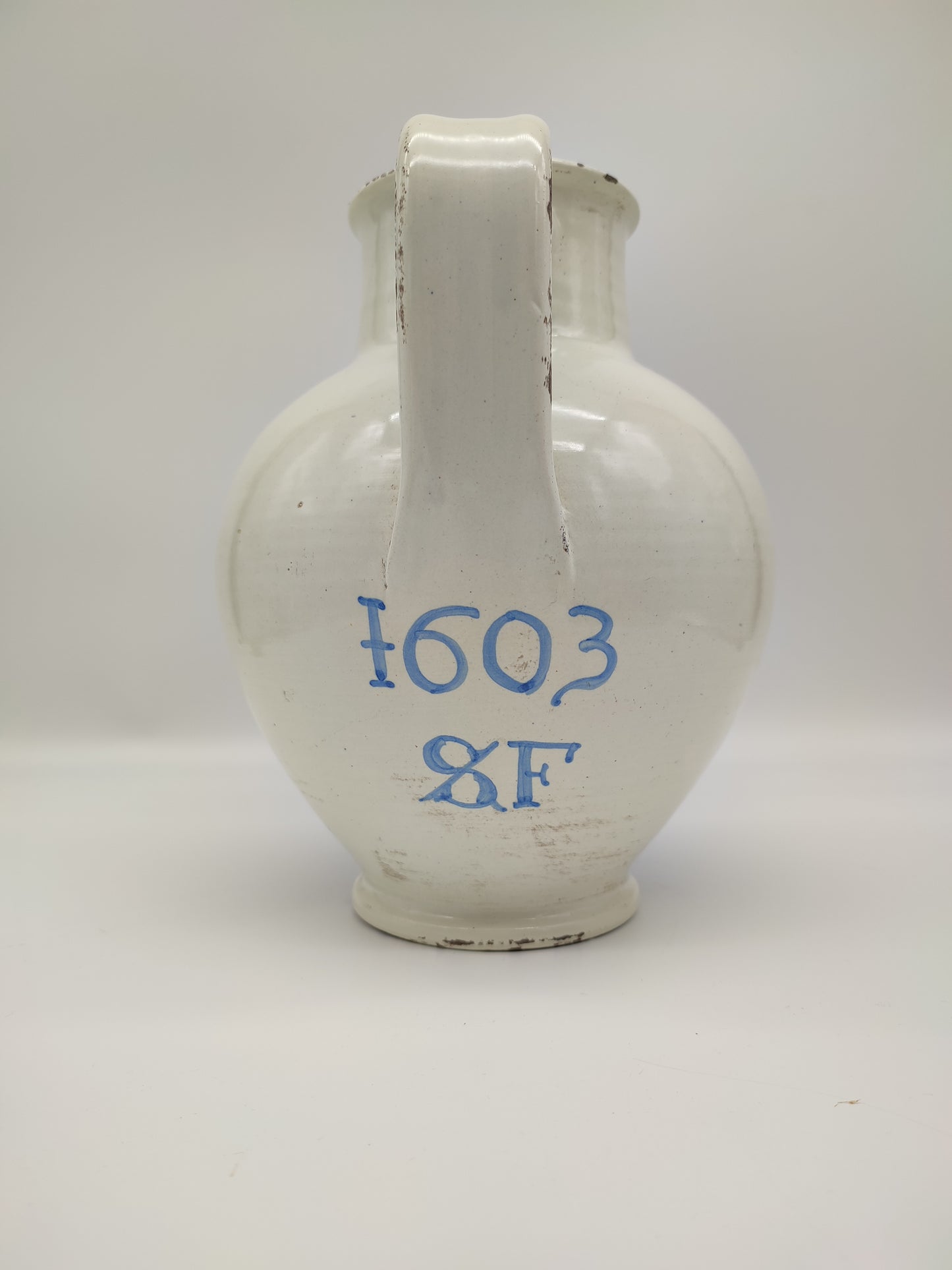56735 Anfora in ceramica smaltata tipo Savona