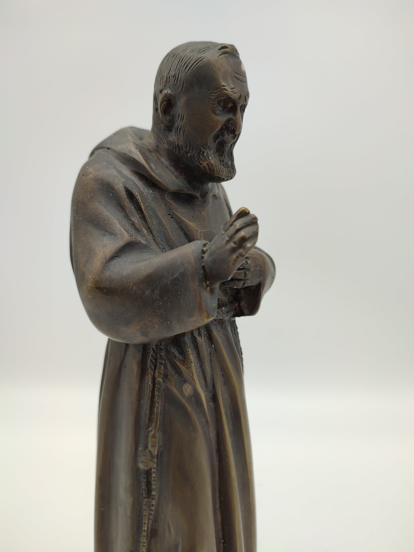 59375 Stauina Padre Pio in bronzo
