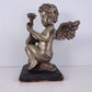 45387 Scultura angelo in bronzo con base