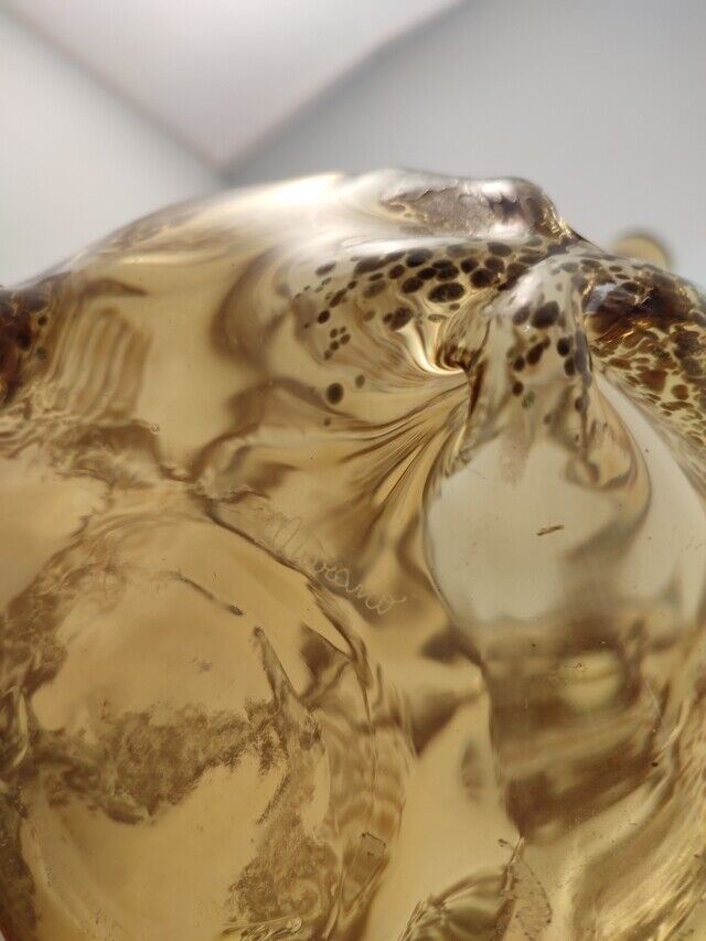 47102 Vaso in vetro di Murano giallo