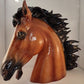 49028 Cavallo in ceramica made in Italy