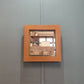 49370 Specchio quadrato con cornice in legno