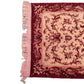 58621 Tappeto in lana con sfumature rosa